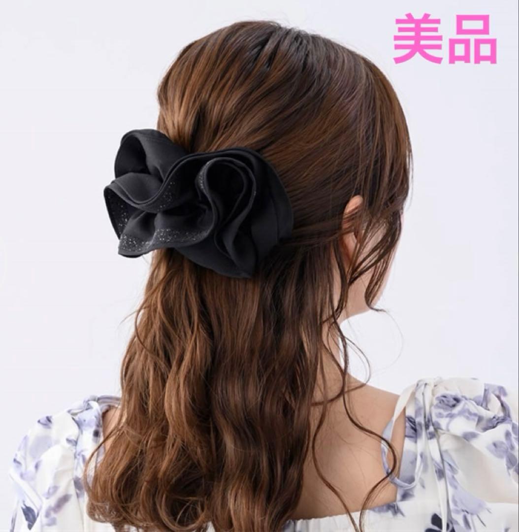 コンプレックスビズ イージーコーム　美品　シュシュ　クリップ　黒・ベージュ