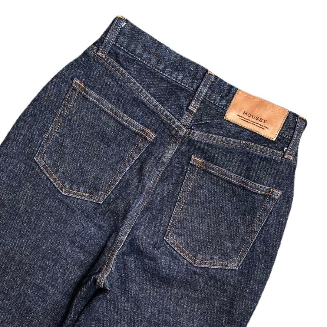 【濃紺】MOUSSY MVS FLAREフレアデニムパンツ