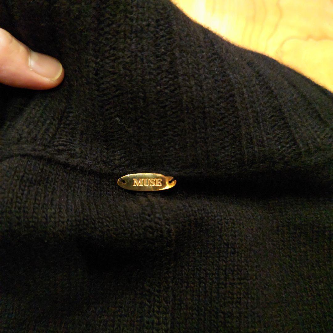 ドゥーズィエムクラス　JADE　タートルネックプルオーバー　黒