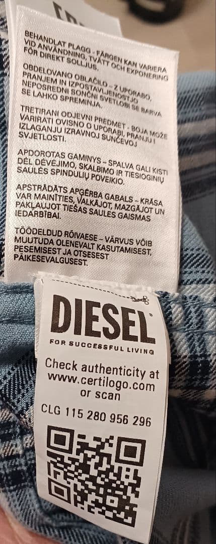 DIESELシャツ メンズ S-DEWNY-HOOD　(サイズ46)