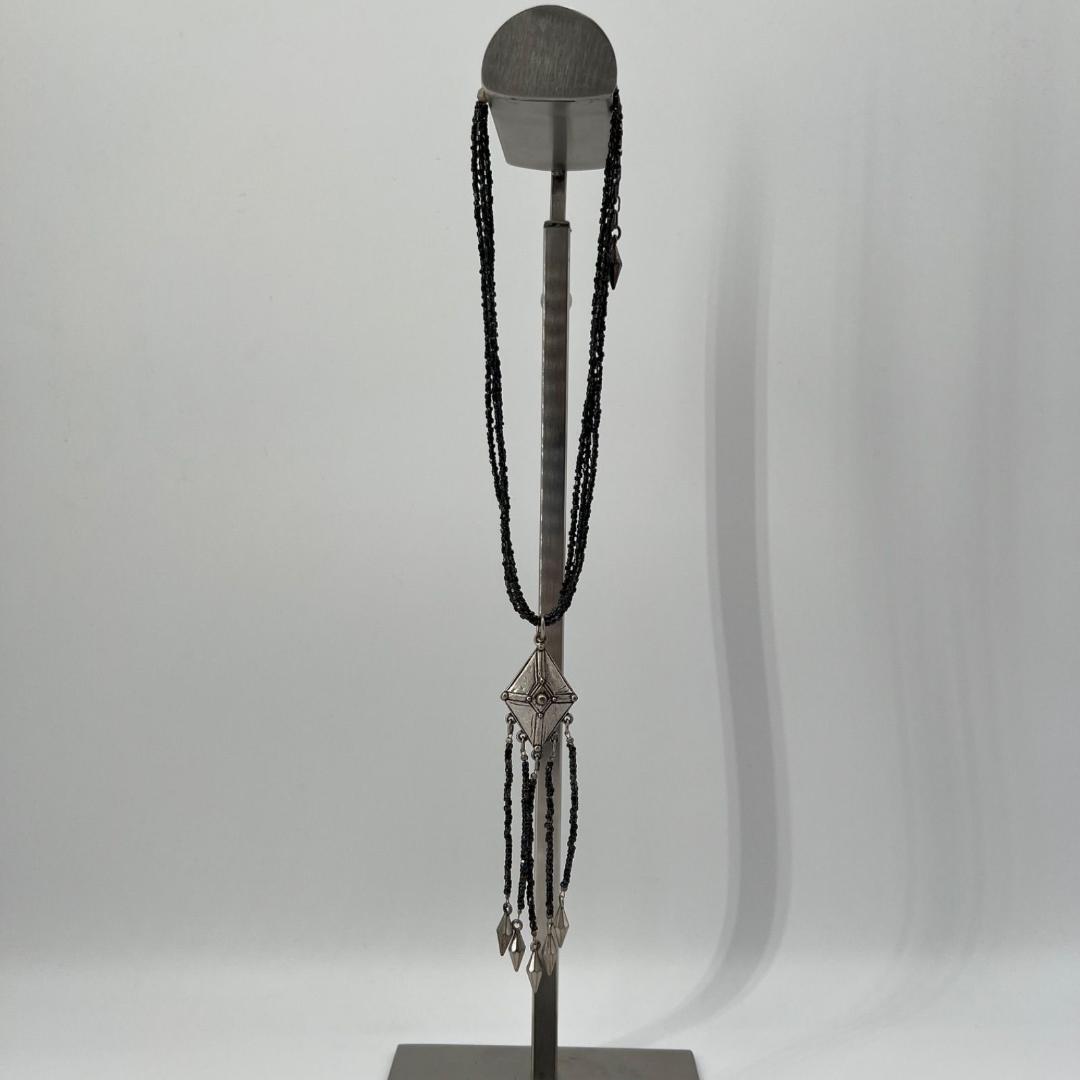 12561 Y2k JPG archiveゴルチエ 00ビーズ3重ネックレス