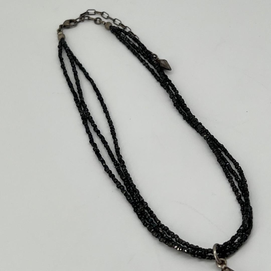 12561 Y2k JPG archiveゴルチエ 00ビーズ3重ネックレス