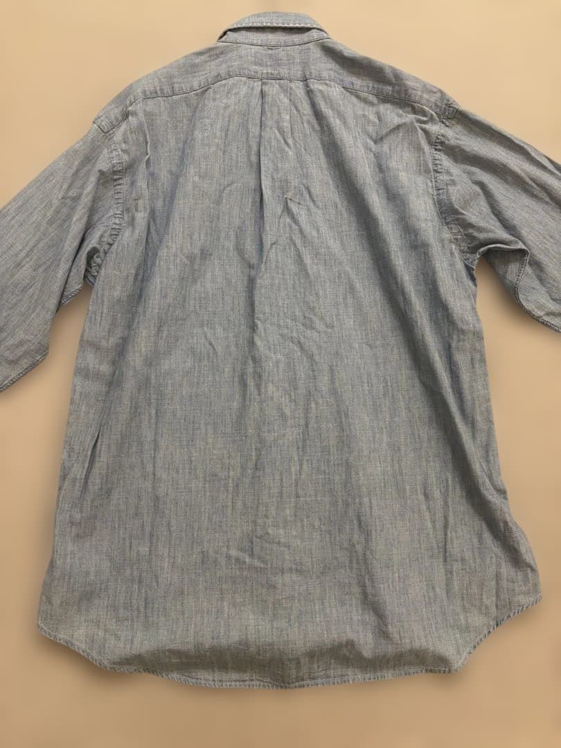 【新品タグ付き】ポロ ラルフローレン ビッグ フィット シャツ　ブルー