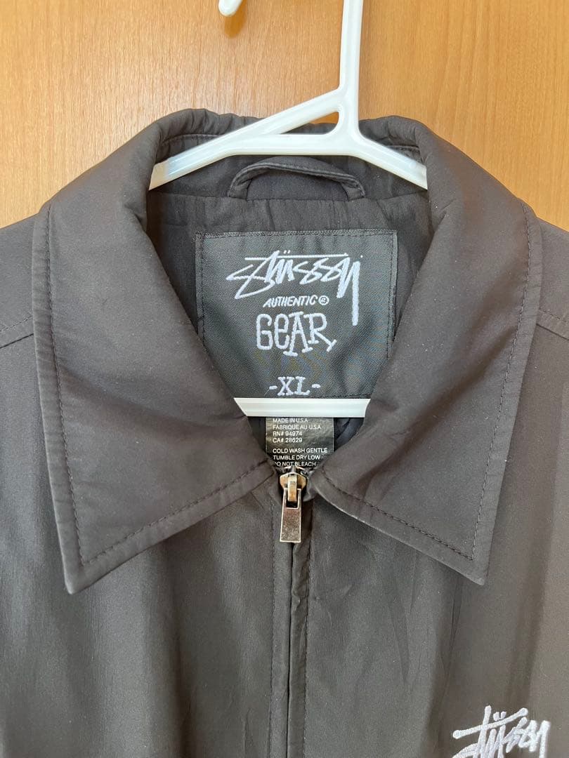 Stussy Gear XL ブラック ナイロンジャケット