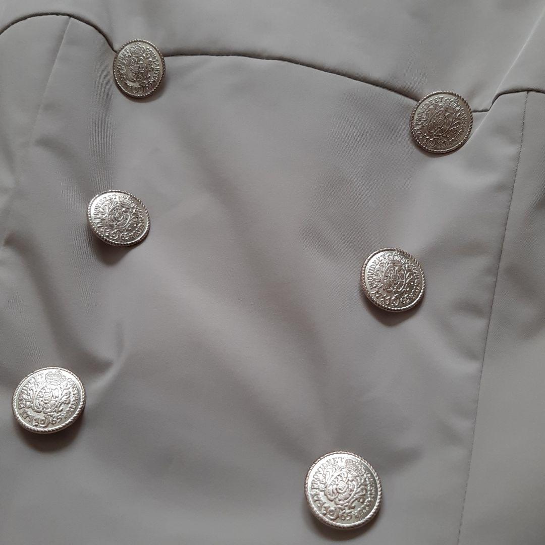 フォクシーニューヨーク ノースリーブ ワンピース べーシュ　ボタン　40 L　A