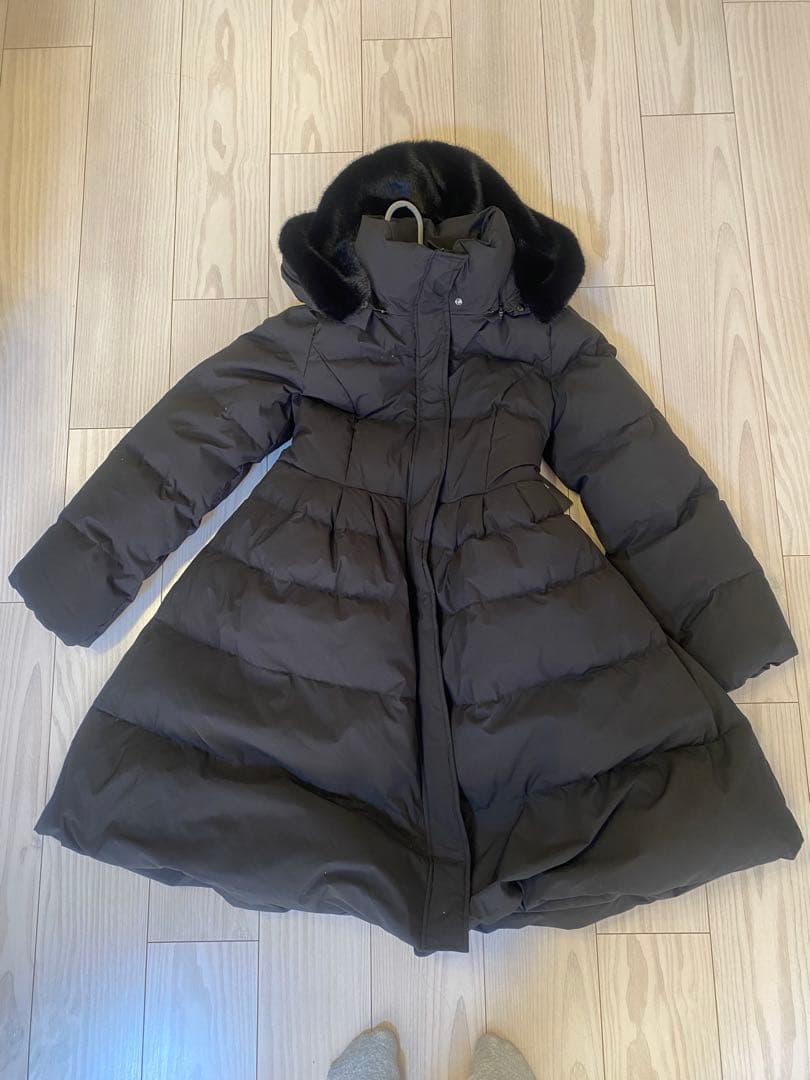 エ*️様 新品未使用　マルチway・エコファーフード ロングダウンコート(ベルト