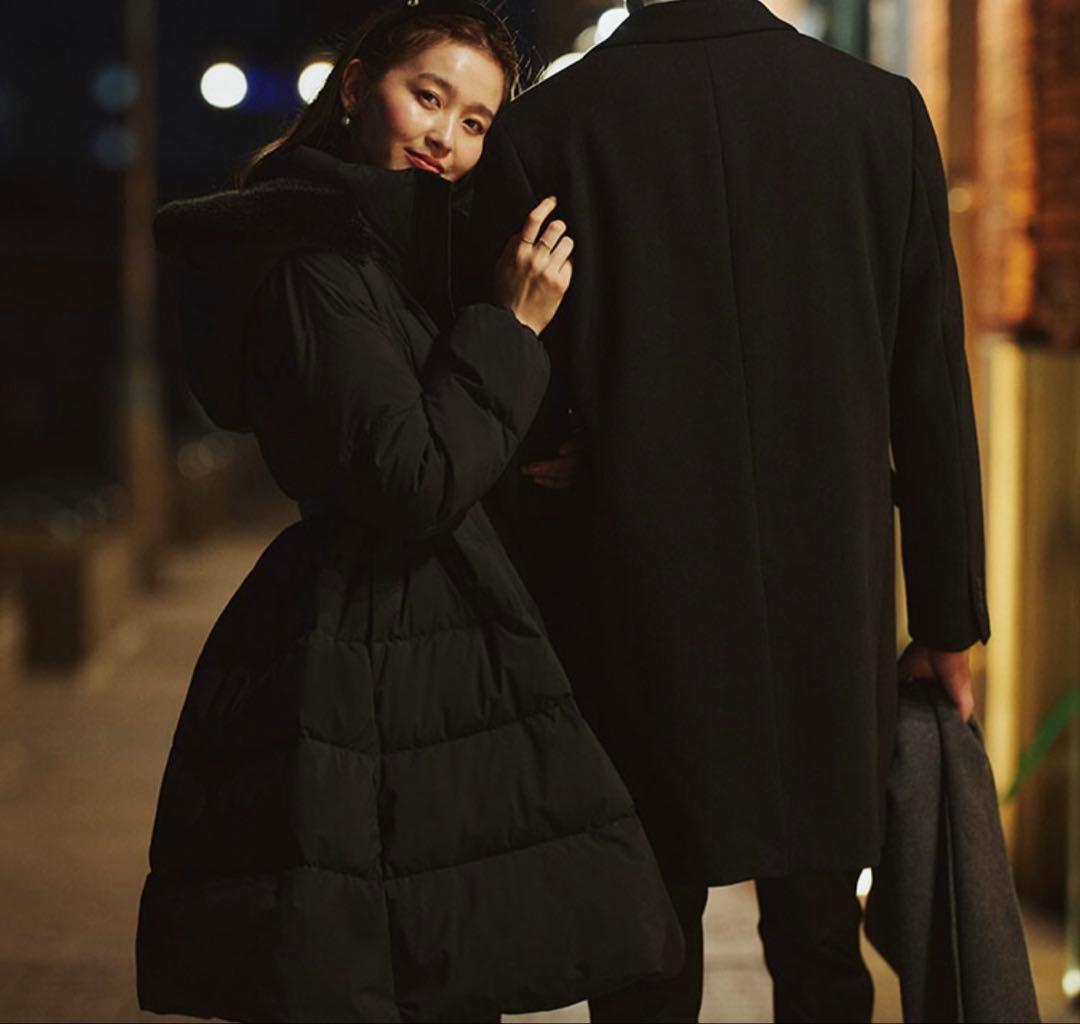 エ*️様 新品未使用　マルチway・エコファーフード ロングダウンコート(ベルト