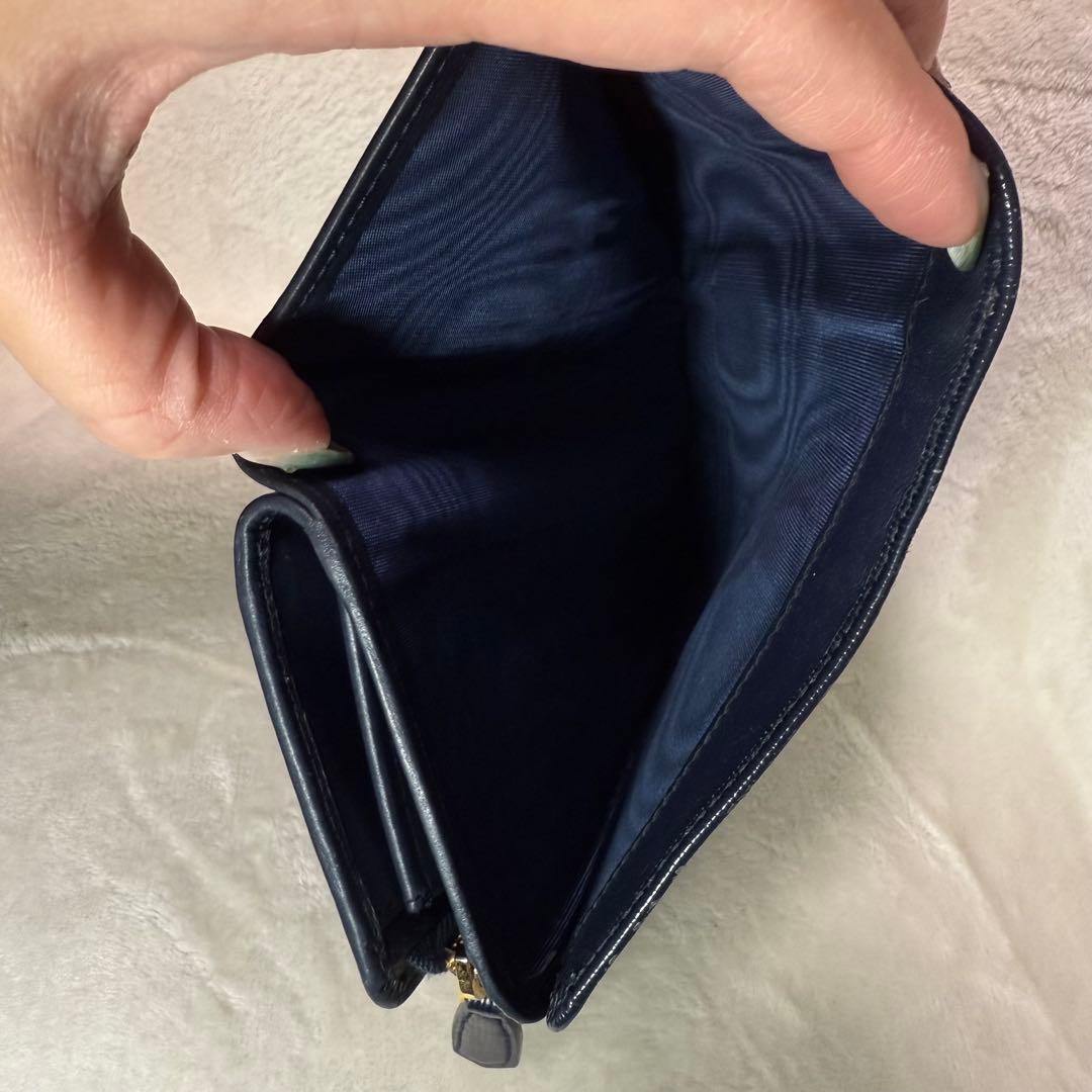 RUI様用 PRADA プラダ ネイビー 二つ折り財布
