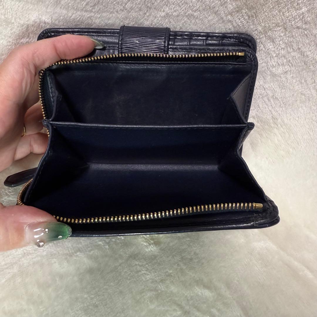 RUI様用 PRADA プラダ ネイビー 二つ折り財布