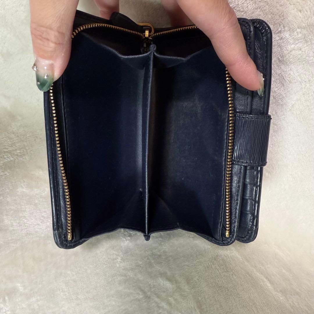 RUI様用 PRADA プラダ ネイビー 二つ折り財布