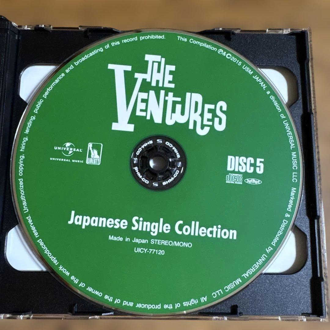 帯付きベンチャーズ　ジャパニーズ・シングル・コレクション　5CD &CD-ROM