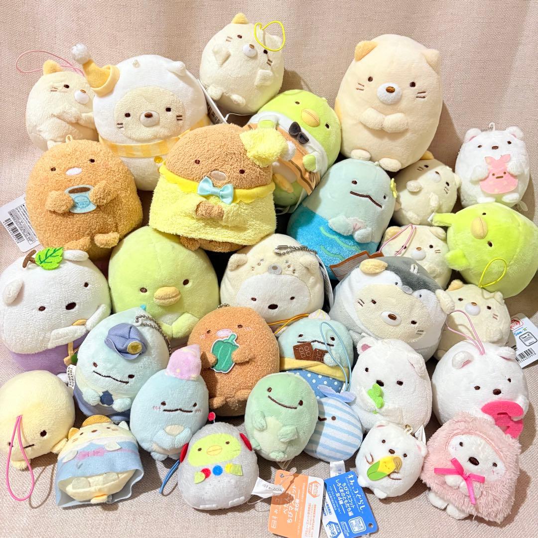 すみっコぐらし　ぬいぐるみ　キーホルダー　ストラップ　てのり　まとめ売り