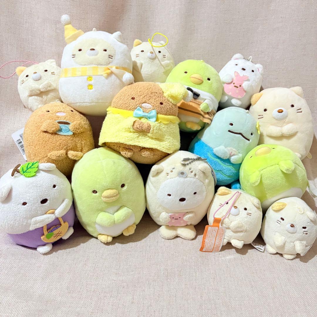 すみっコぐらし　ぬいぐるみ　キーホルダー　ストラップ　てのり　まとめ売り
