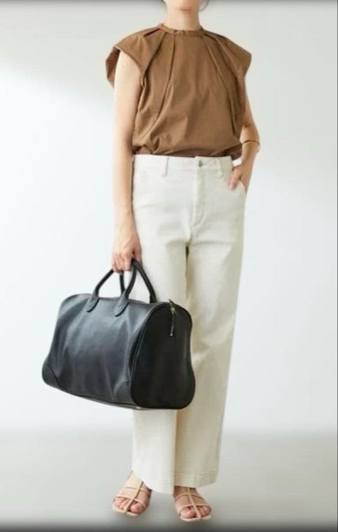 希少美品★ PAPILLONNER パピヨネ ボストンバッグ 牛革