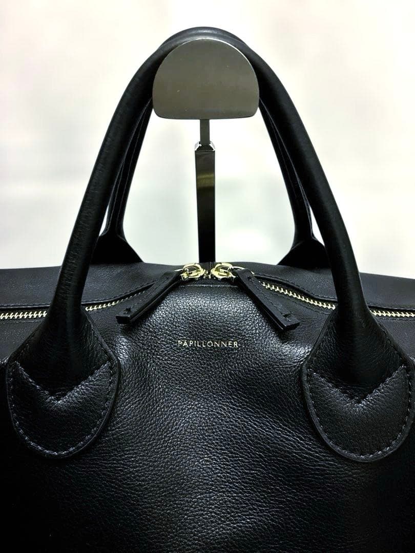 希少美品★ PAPILLONNER パピヨネ ボストンバッグ 牛革