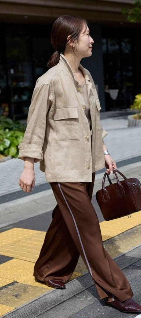 JOURNAL STANDARD　リネンミリタリージャケット