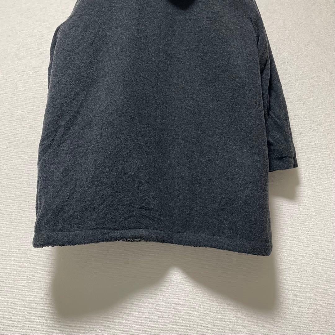 ジョルジオアルマーニ ウールコート フード付き イタリア製 グレー