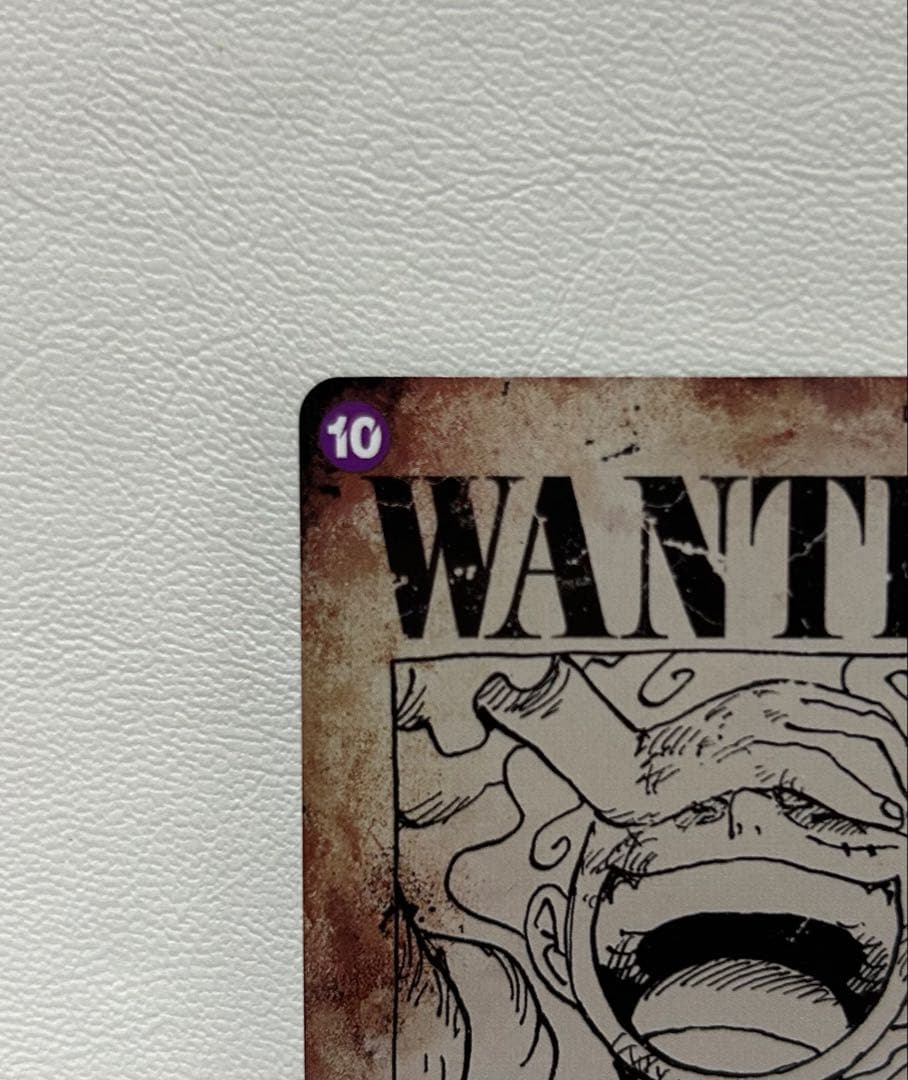 ワンピースカード ニカ 手配書 spモンキー・D・ルフィ 白かけあり