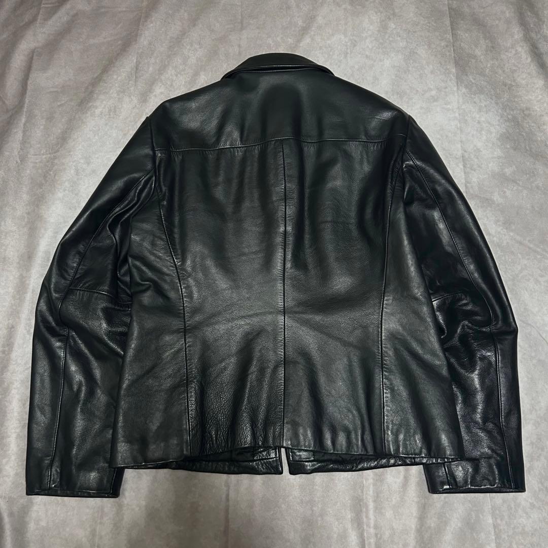 ジャケット・アウター 00s archive blouson leather jacket mode