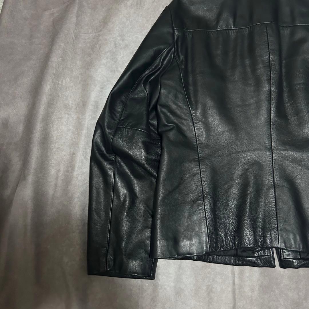 ジャケット・アウター 00s archive blouson leather jacket mode
