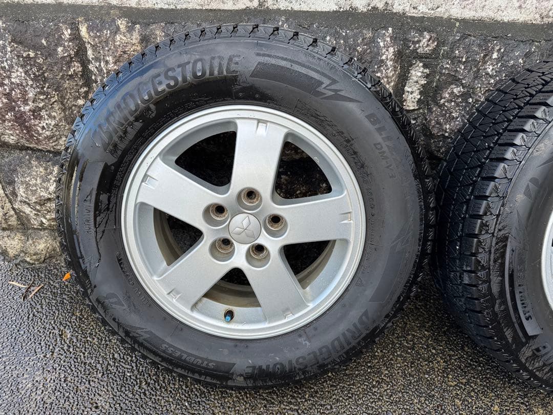 デリカ純正アルミ16インチ➕ブリヂストン ブリザック　スタッドレスタイヤ　セット