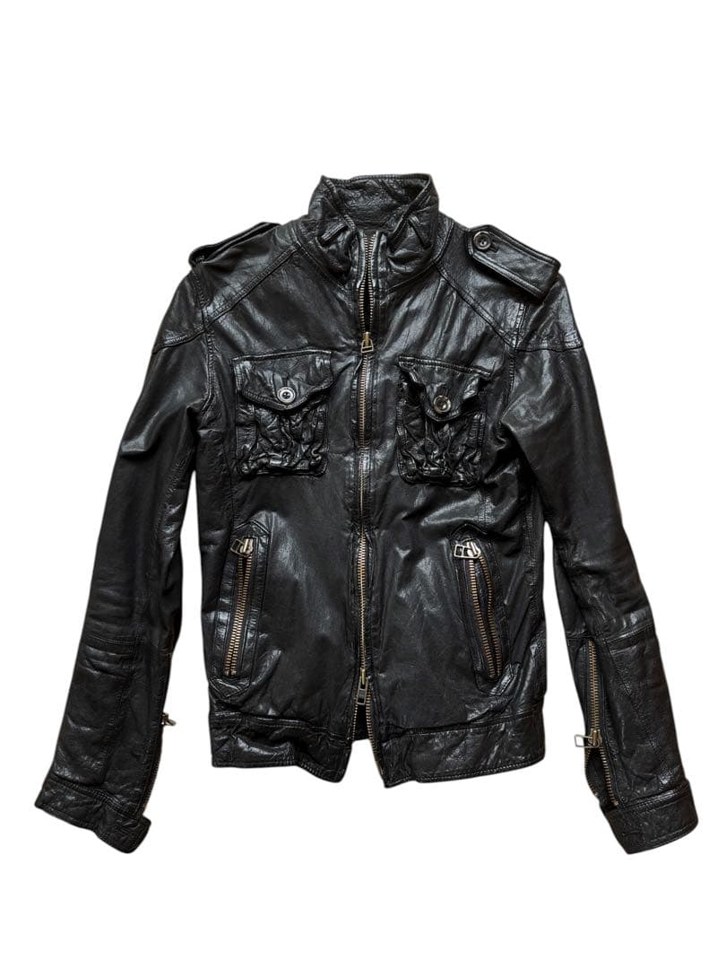 【BuffaloBobs】 シングルライダース 匠レザーシワ加工 archive