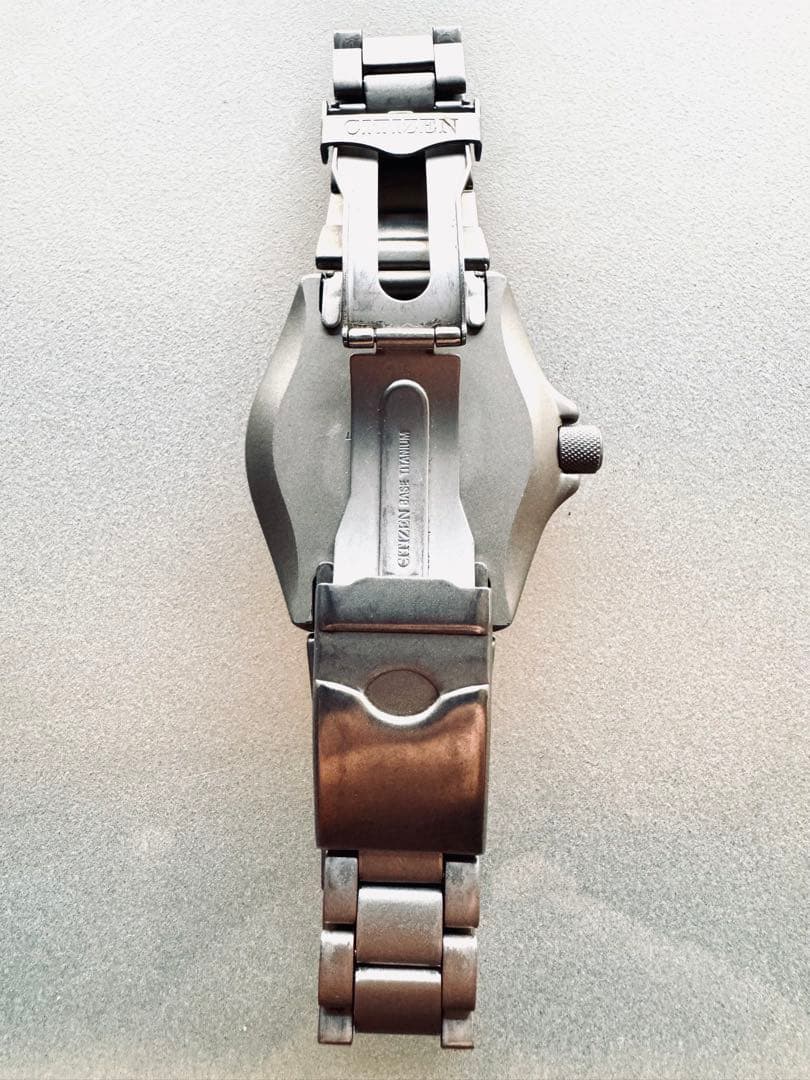 稼動品 シチズン ECO-DRIVE プロマスター チタニウム製 ベルト延長駒付