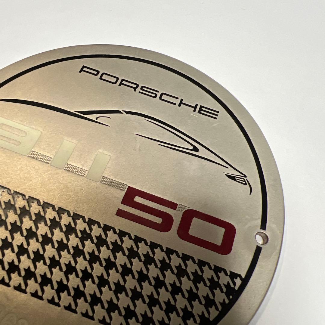 ポルシェ 911 50周年記念プレート