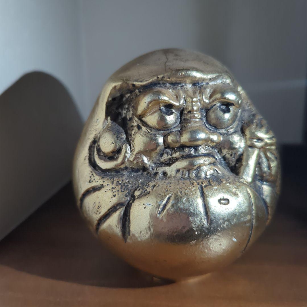 黄金の達磨　縁起物　マオマオ2/28まで