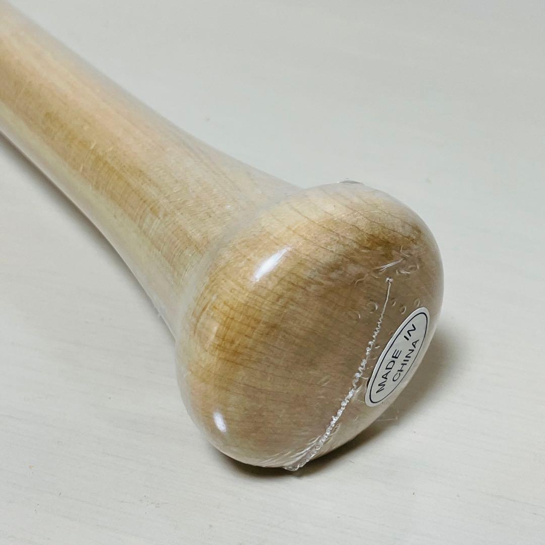 未使用 YANASE ヤナセ 硬式 木製 バット メイプル材 くり抜きなし