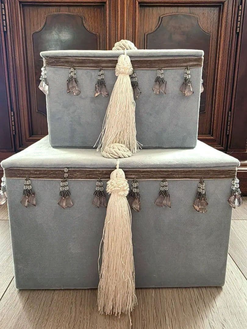 Jennifer Taylor♡2段ボックスとトレーのセット