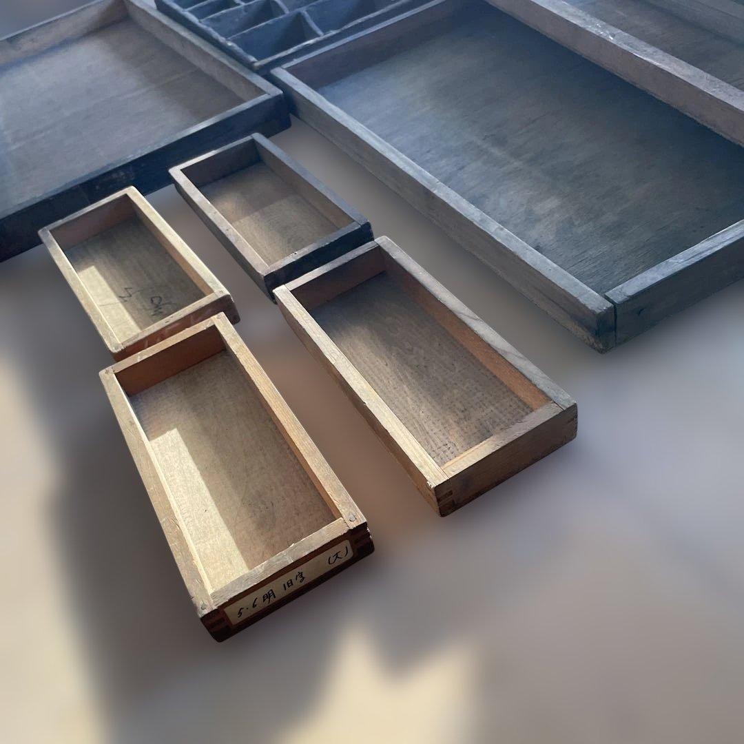 【ゲリラ品w】活版印刷所から出た木のもの　色々　50個くらい【活版印刷】