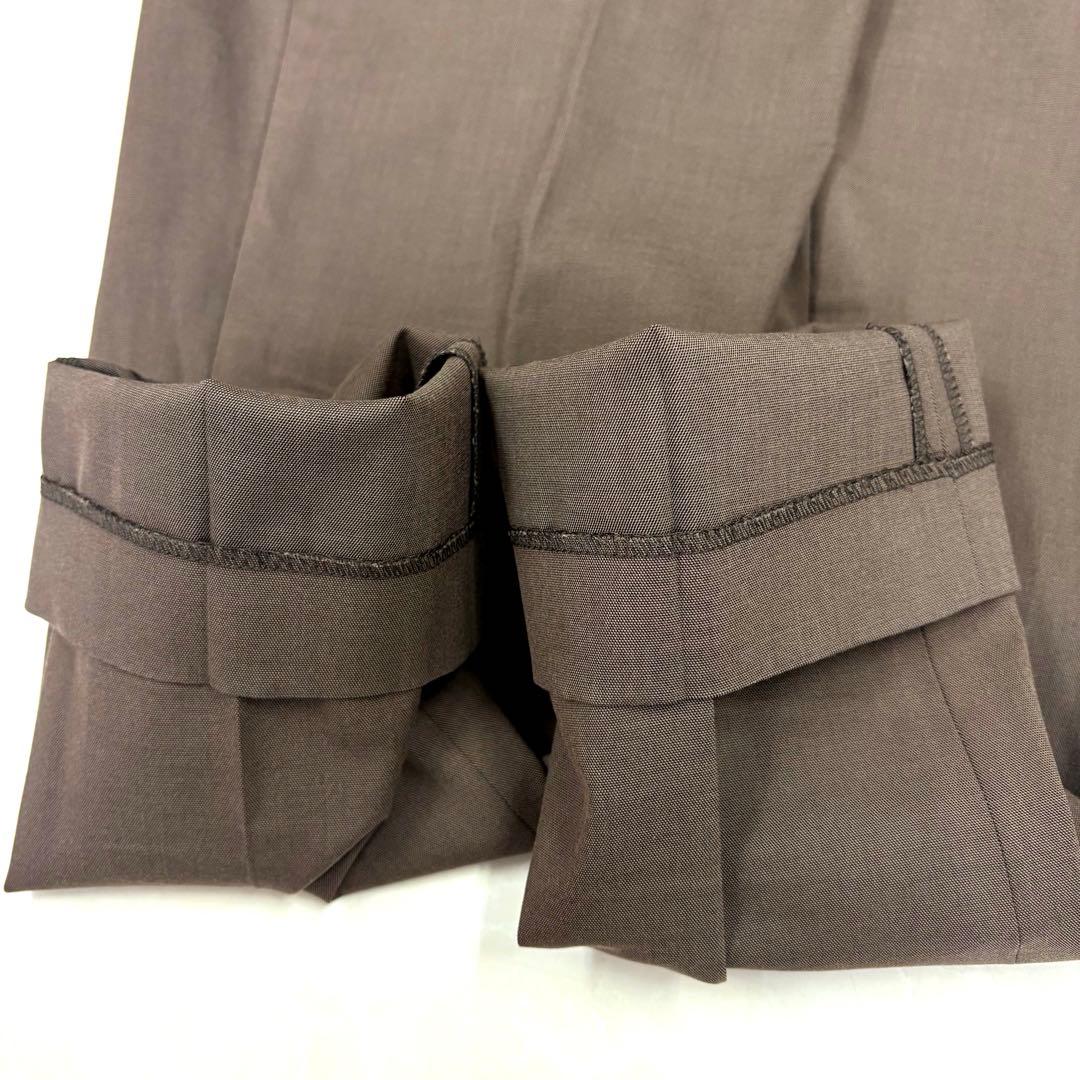 現行　美品　ジェイプレス セットアップ ノーカラー ワイドパンツ ベージュ11号