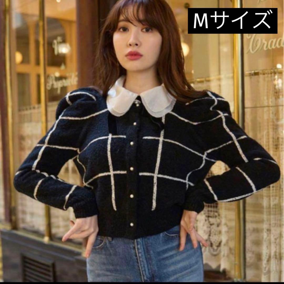 herlipto Crillon Boucle Cardigan 黒　M ニット