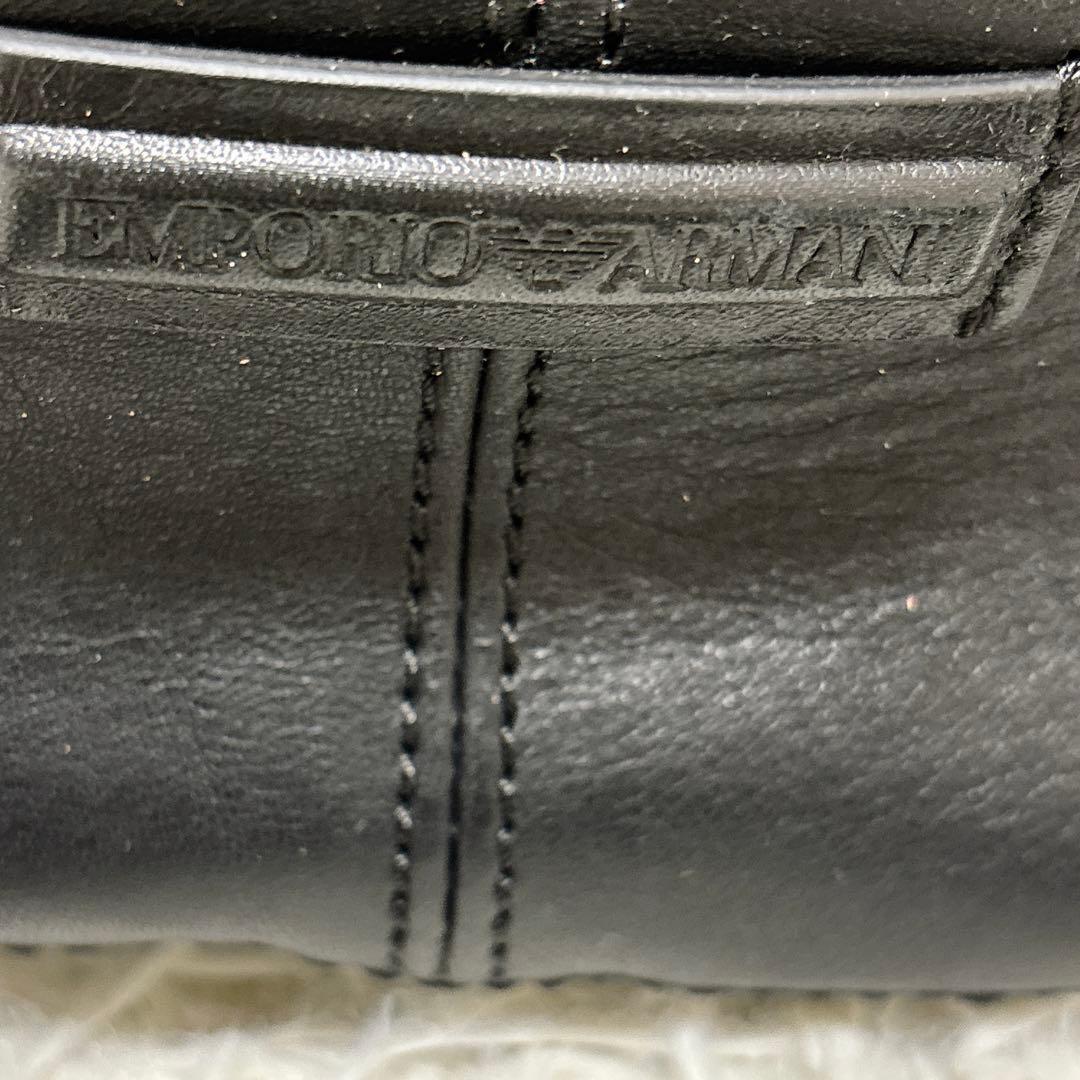 美品✨ エンポリオアルマーニ フェルト調トートバッグ 大容量 A4収納可 緑 青