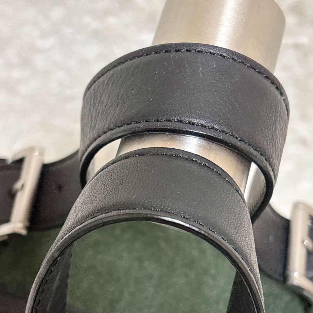 美品✨ エンポリオアルマーニ フェルト調トートバッグ 大容量 A4収納可 緑 青