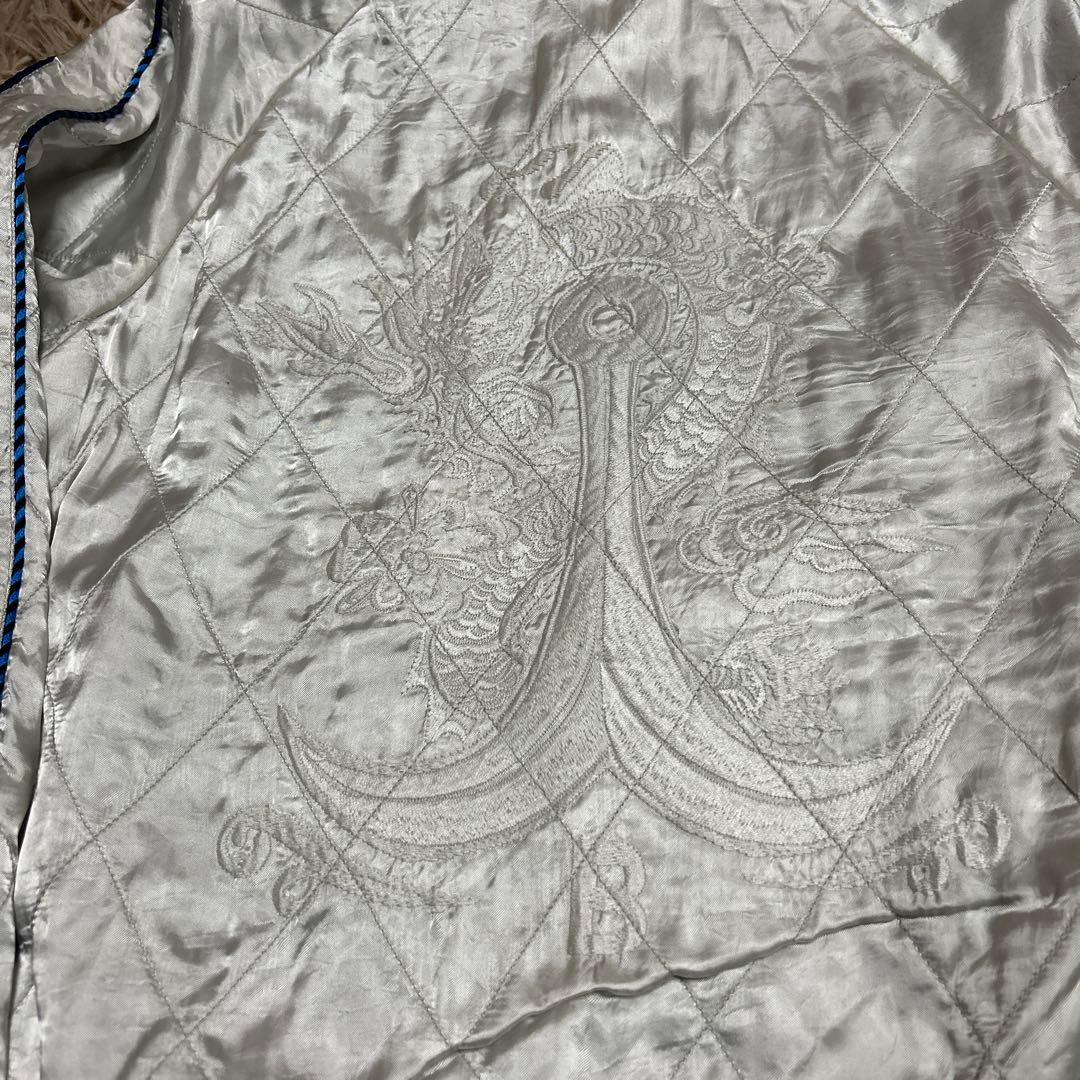 ブルーブルーリバーシブルスカジャン1ハリランキムタク　東洋　横浜