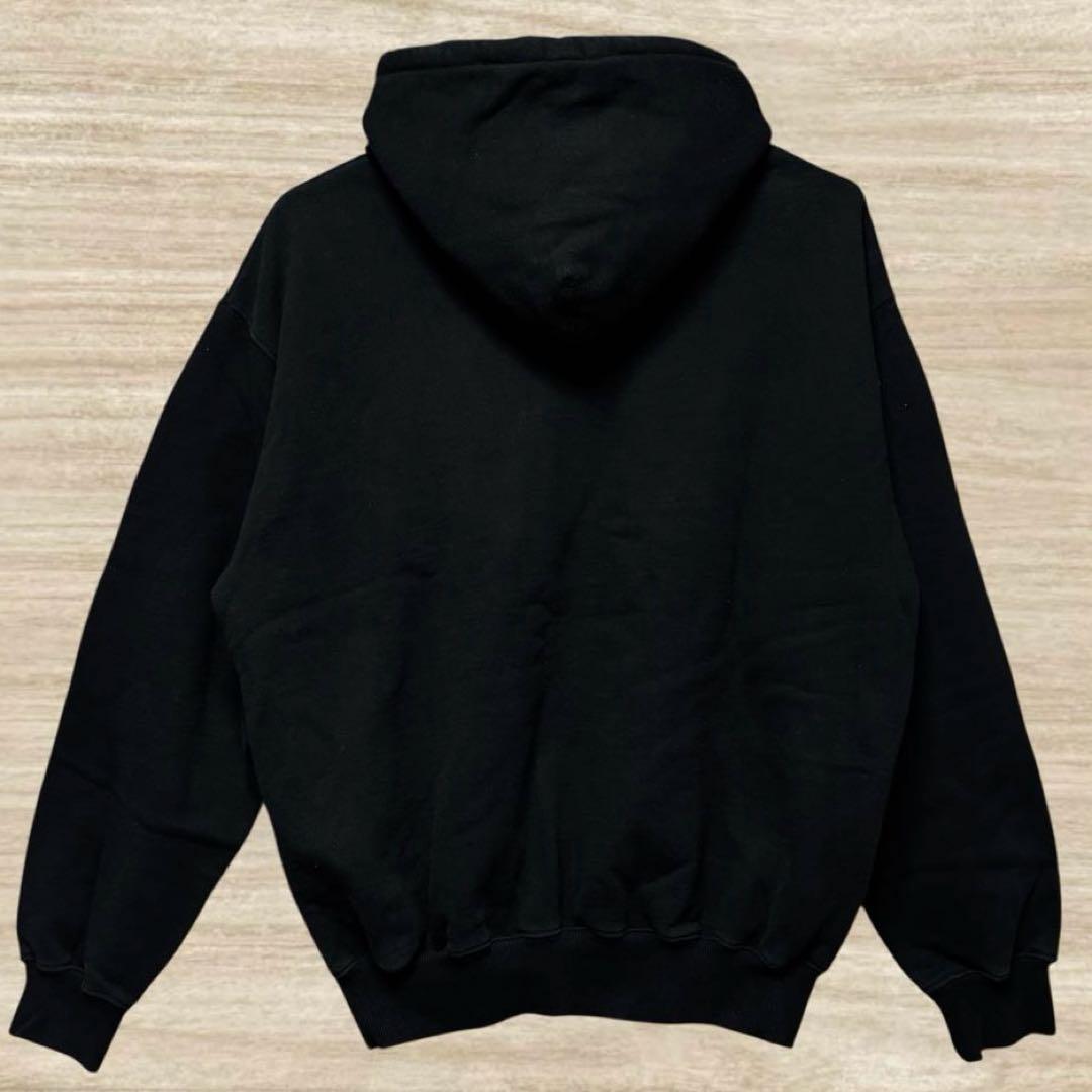 超美品 正規品 Thisisneverthat ロゴパーカー 刺繍ロゴ 黒 M