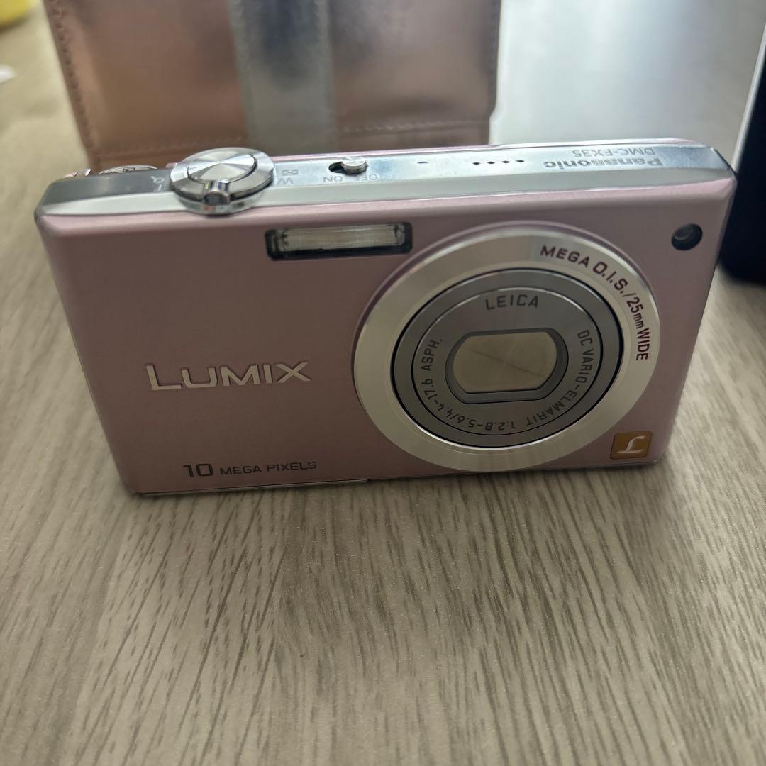 パナソニック　LUMlX DMC-FX35 ピンク デジカメ　動確済　美品　人気