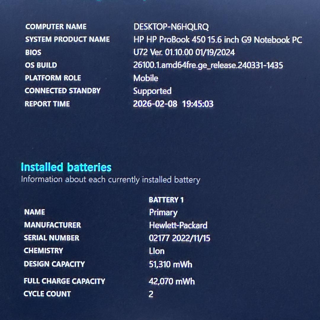 ★2023年製★ 第12世代 i5 メモリ16GB 15.6インチ HP H59