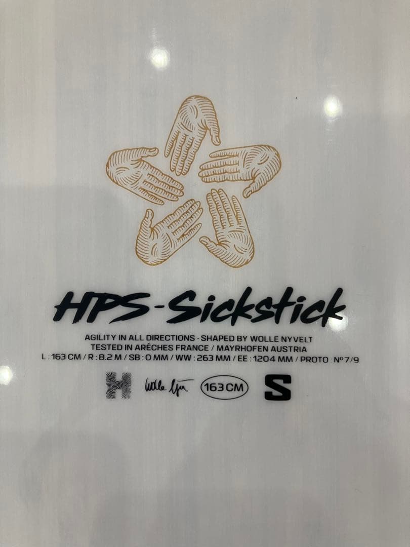 スノーボード HPS-Sickstick 163cm