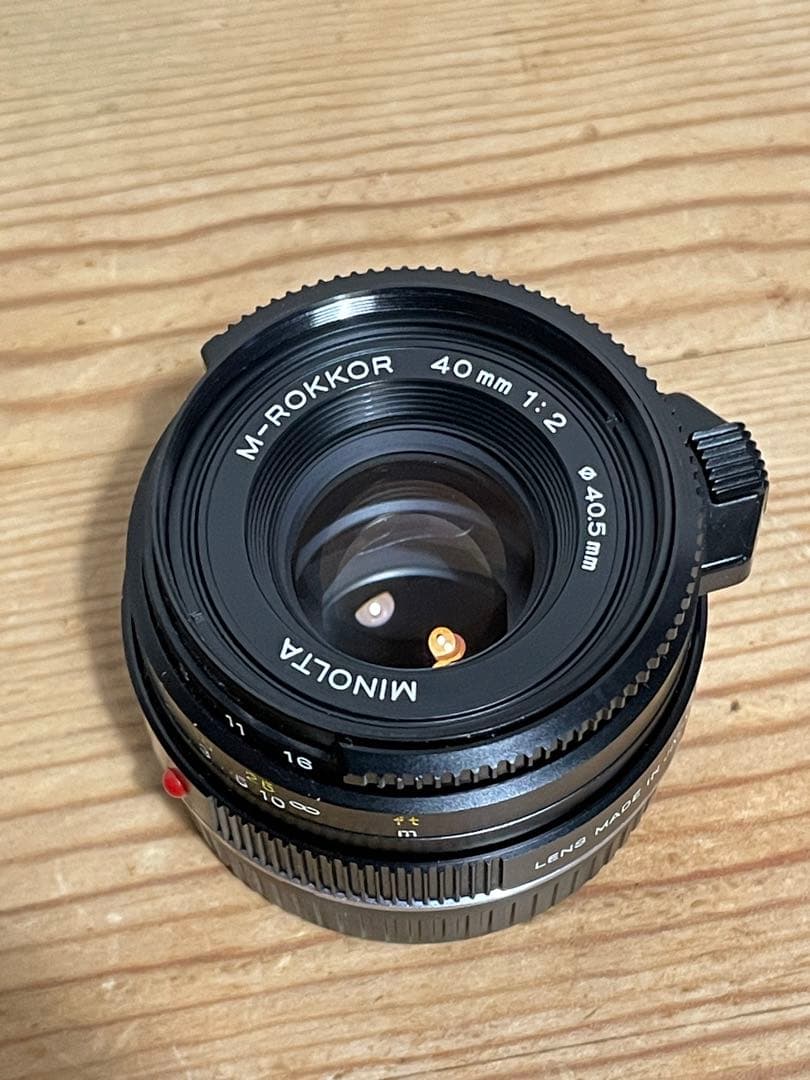 美品MマウントMinolta M-ROKKOR 40mm f/2 ミノルタレンズ