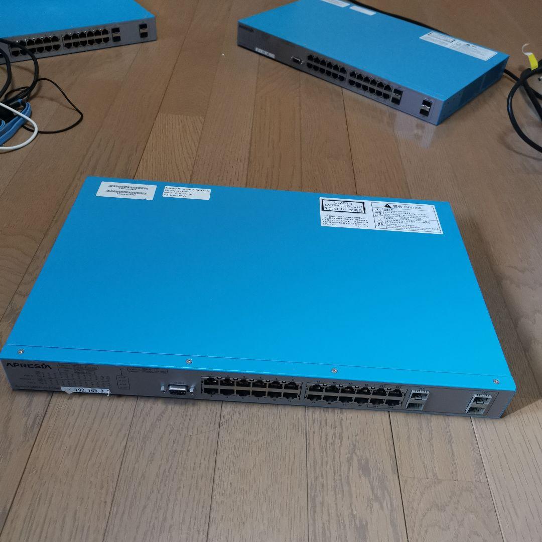 APRESIA APLGM124GTPOE スイッチングハブ