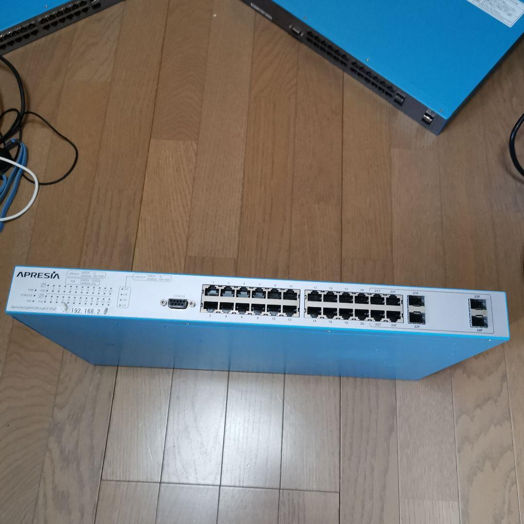 APRESIA APLGM124GTPOE スイッチングハブ