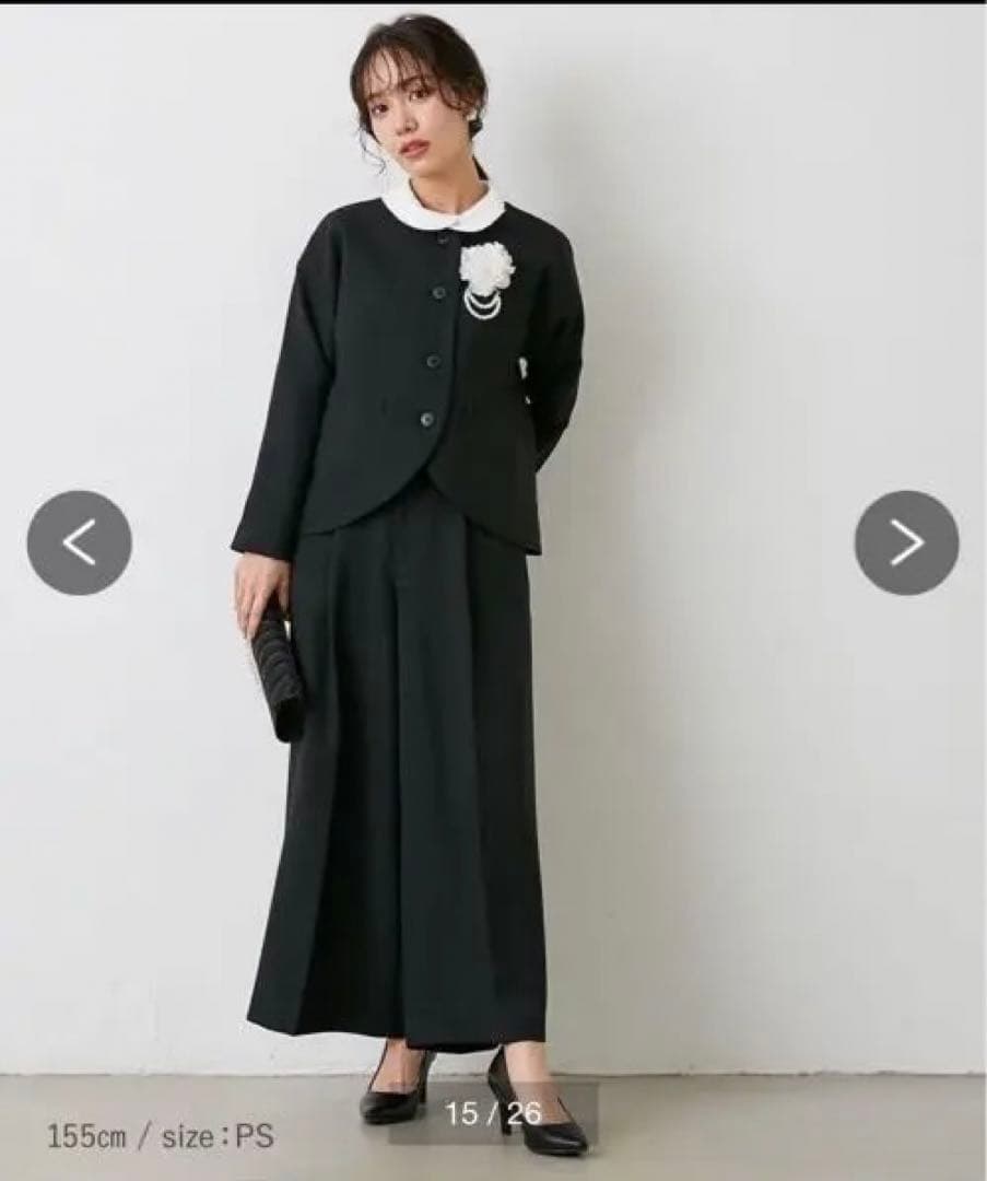 ニッセン　フォーマル3点セットスーツ