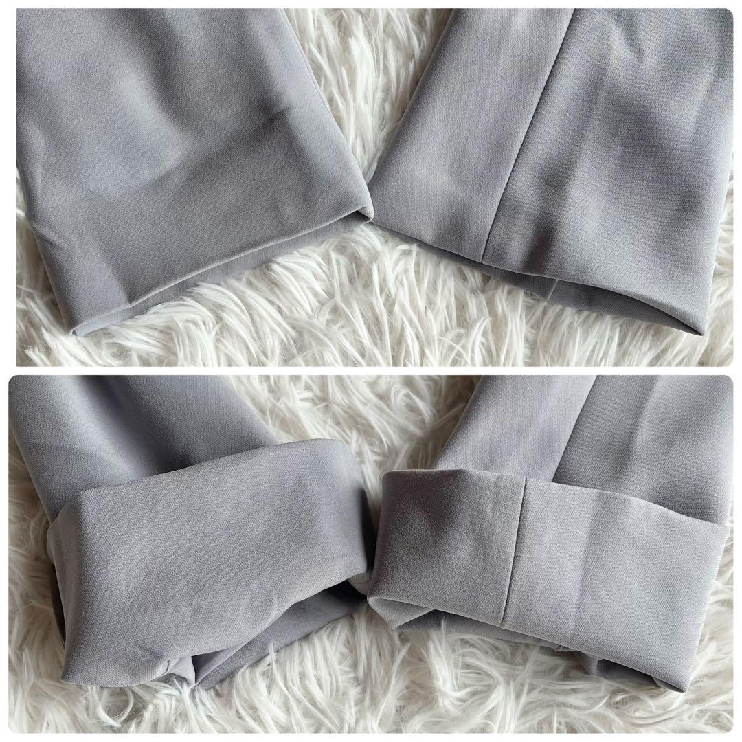 美品 プラステ トリアセブレンドペプラムジャケット パンツスーツ 24年モデル