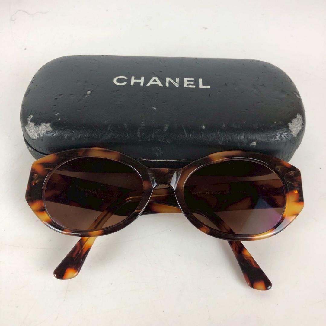 CHANEL シャネル ココマーク べっ甲 サングラス ブラック レディース