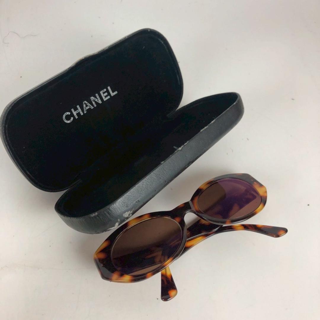 CHANEL シャネル ココマーク べっ甲 サングラス ブラック レディース