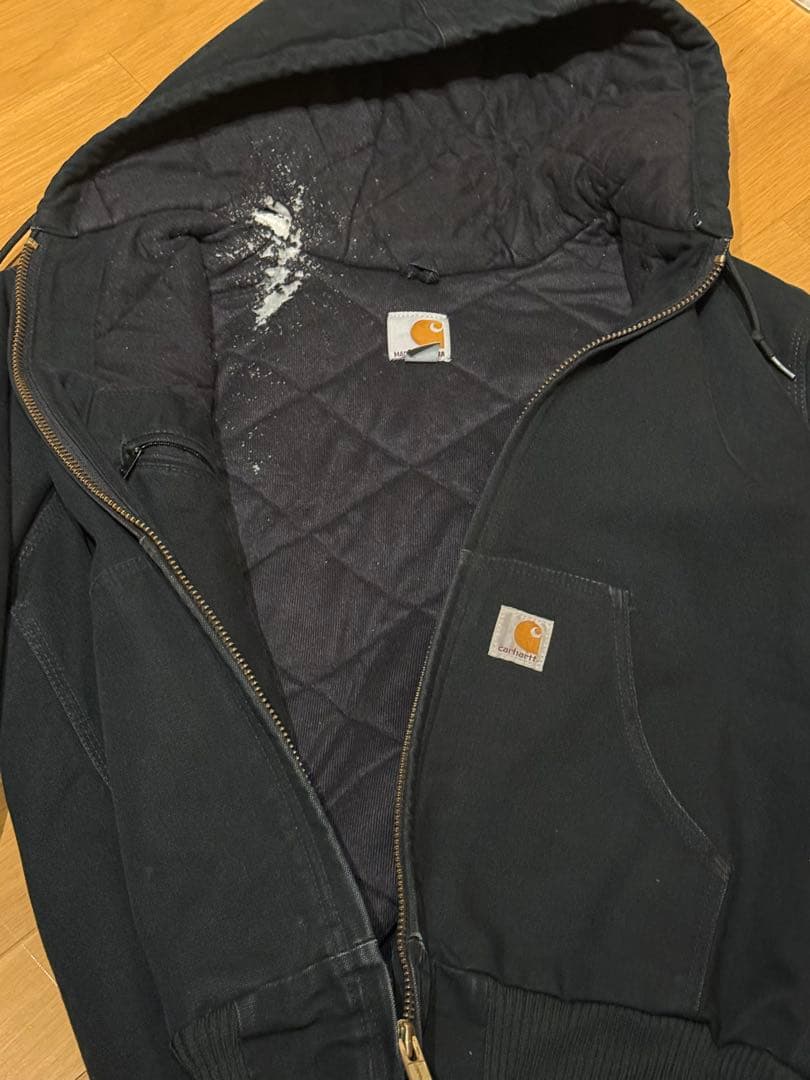 カーハート　アクティブジャケット　sサイズ　ブラック