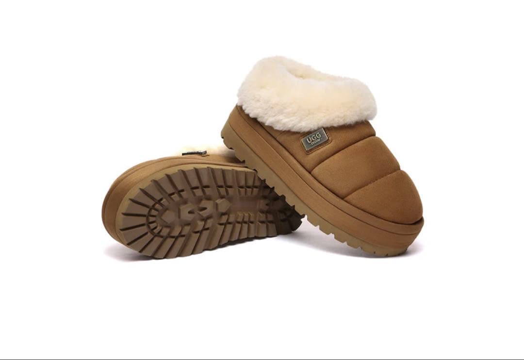 は*。様 新品　UGG エクスプレス　ムートンブーツ　厚底　EU37